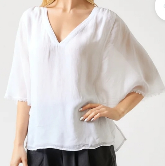 Maven West Ruffle Sleeve Top - Picture 3 of 16
